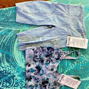 New with tags lululemon tank and short